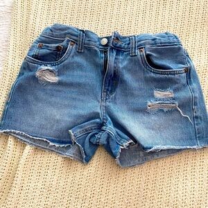 Levi's Blue Distressed Jeans